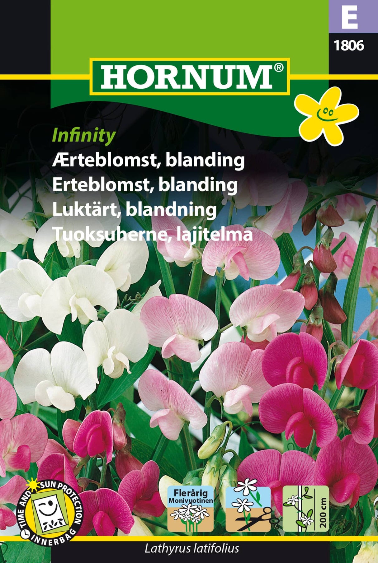 Ærteblomst 'Infinity' Frøblanding