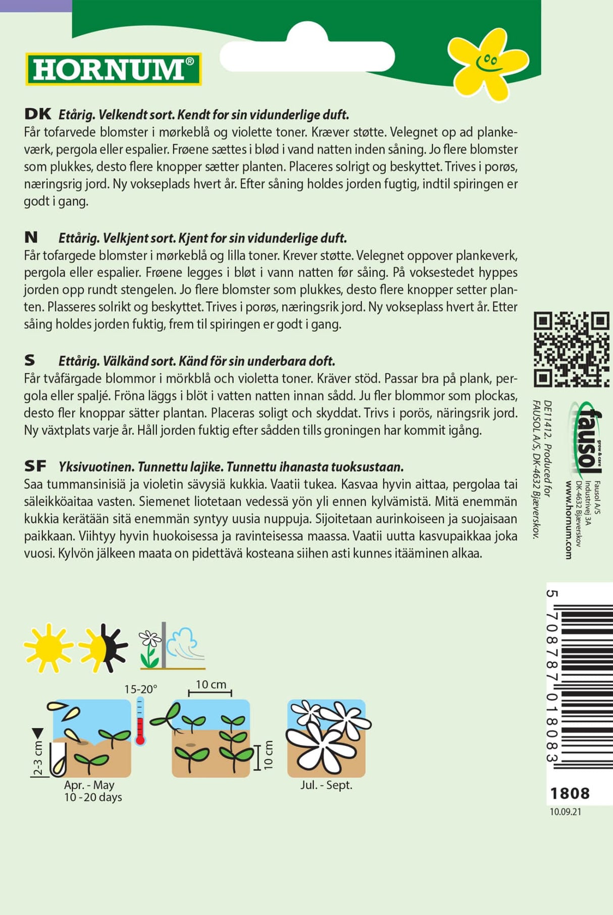 Ærteblomst 'Matucana' Frø