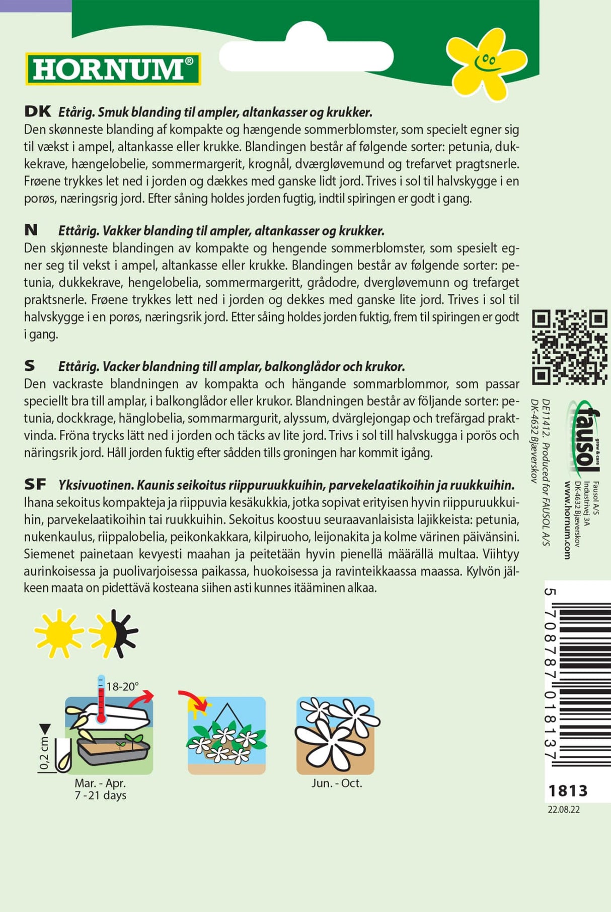 Amsterdam' Krukke Frøblanding