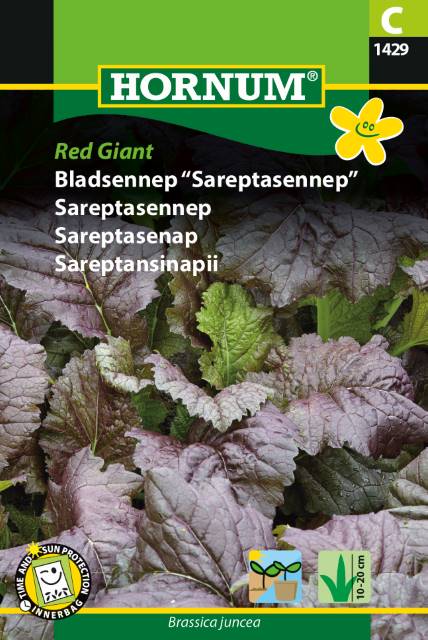 Bladsennep 'Red Giant' Frø