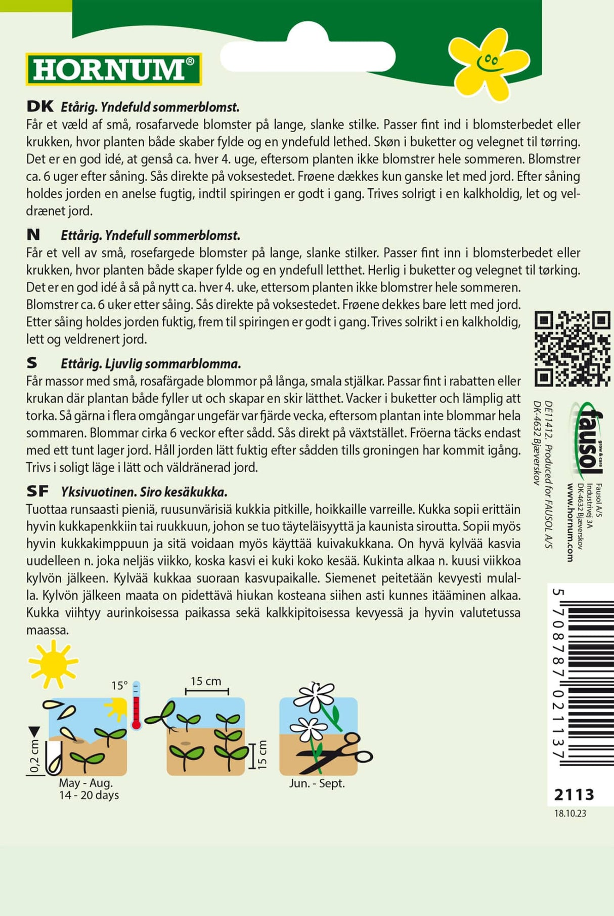 Brudeslør 'Rosea' Frø