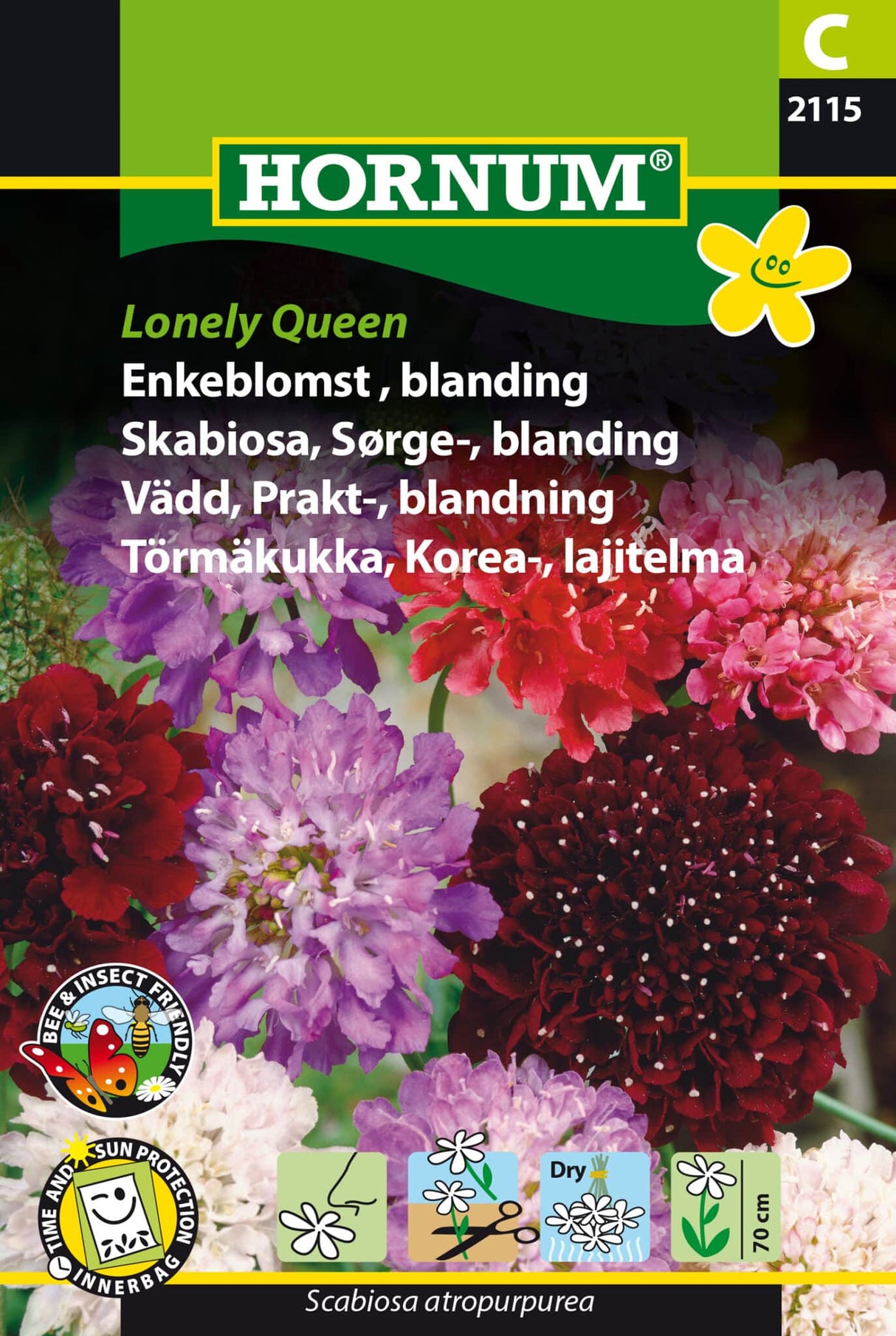 Enkeblomst 'Lonely Queen' Frøblanding