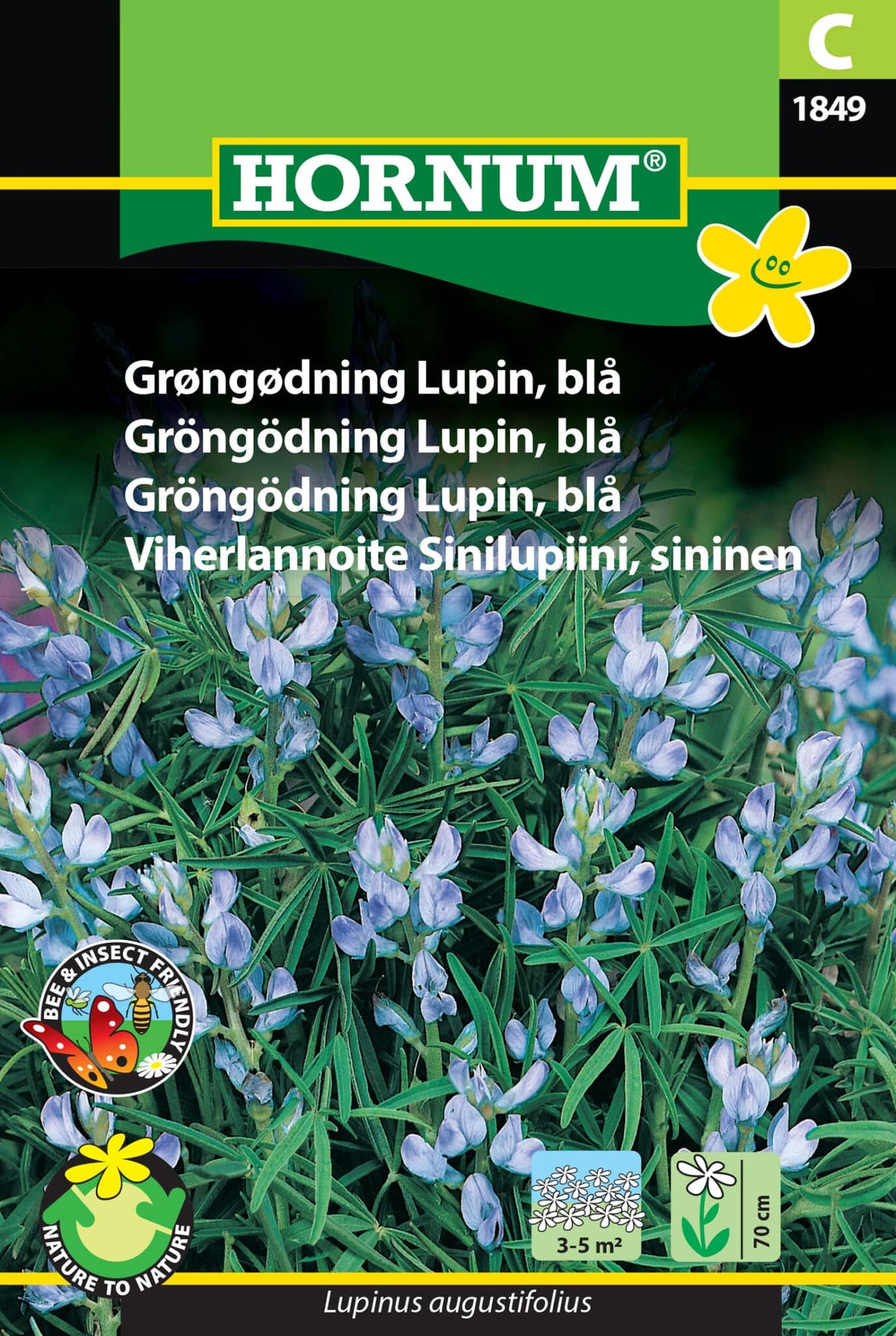 Grøngødning Lupin Frø