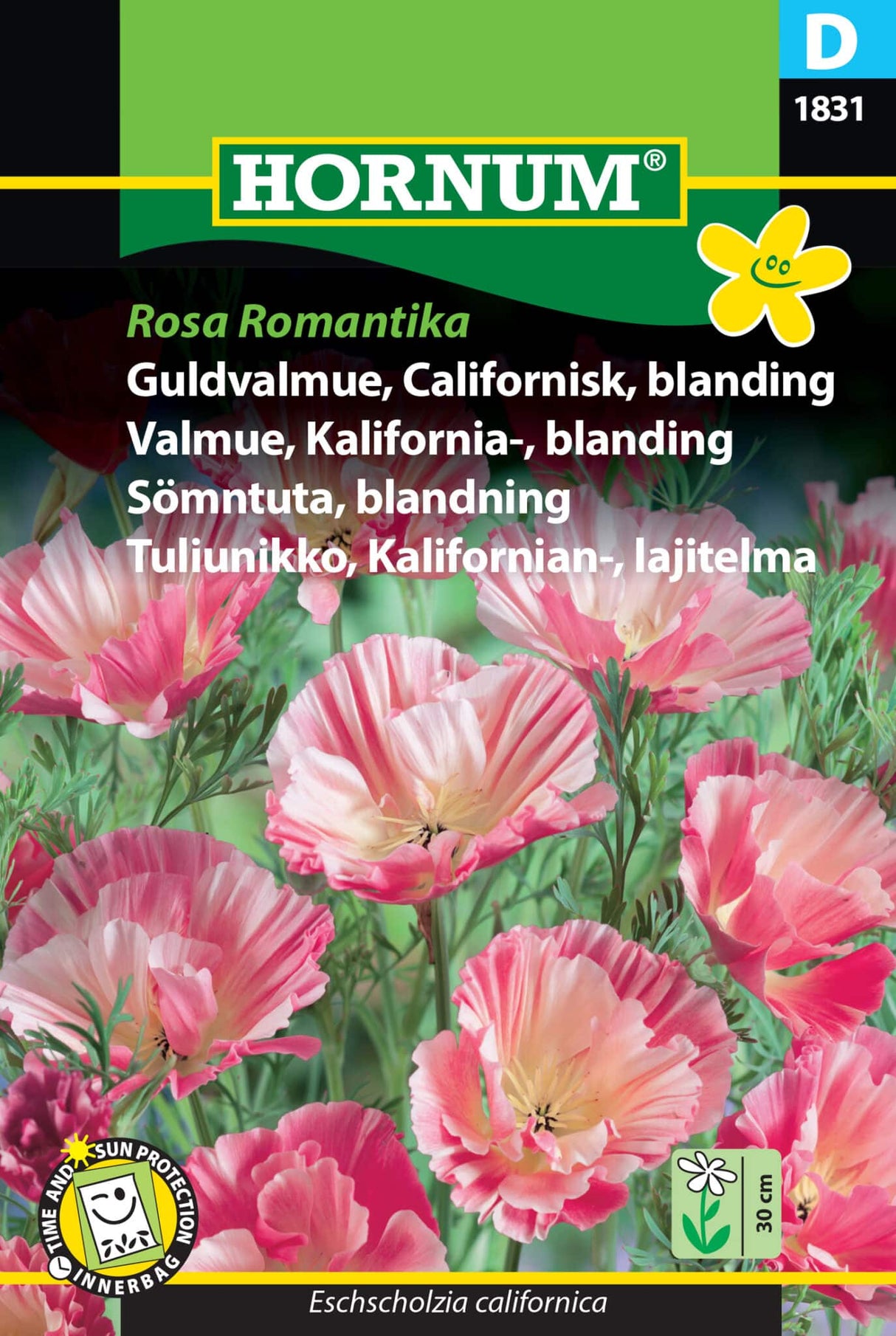 Guldvalmue 'Rosa Romantika' Frøblanding