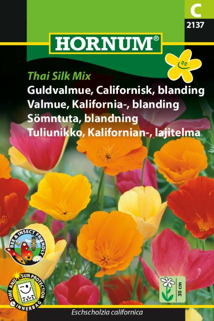 Guldvalmue 'Thai Silk Mix' Frøblanding