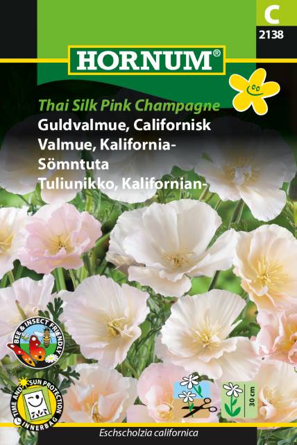 Guldvalmue 'Thai Silk Pink Champagne' Frø