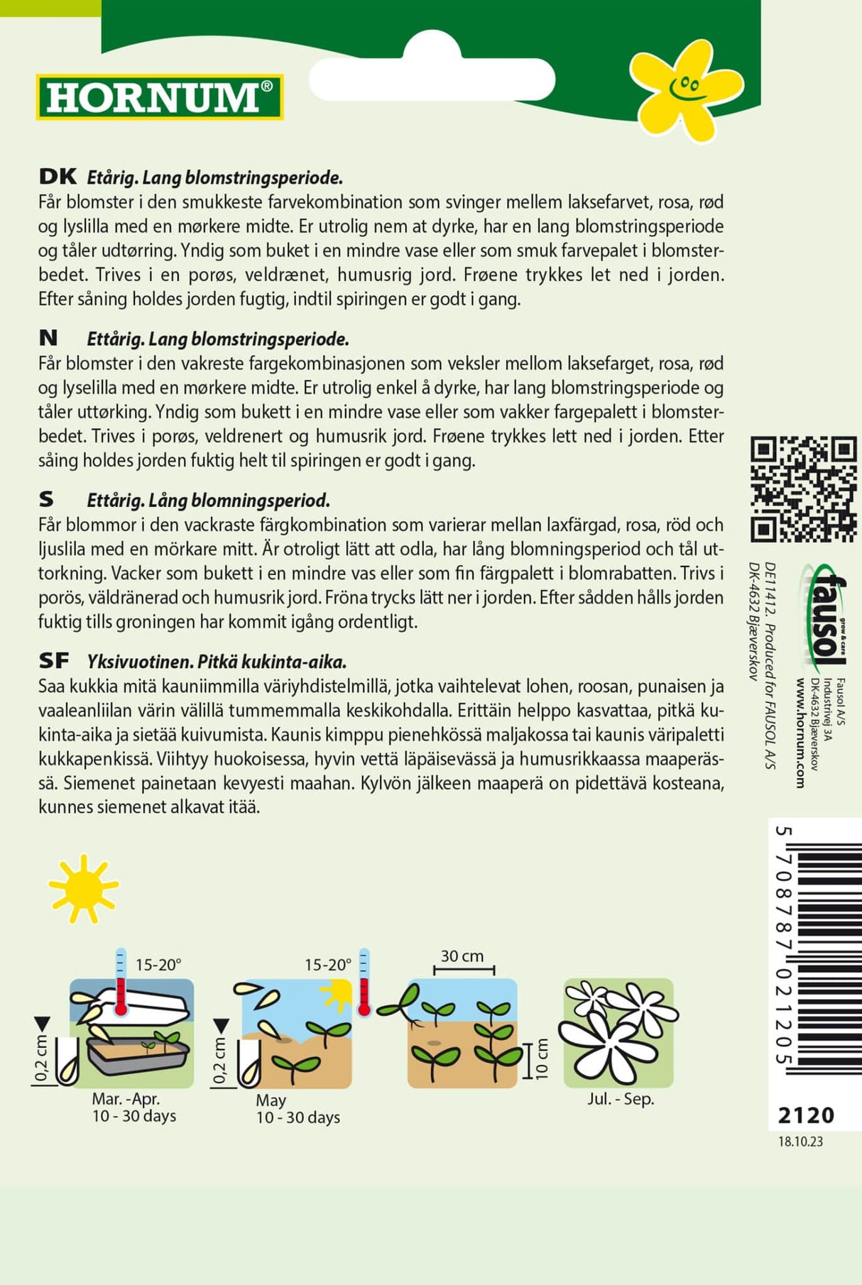 Hør 'Charmer Mix' Frøblanding