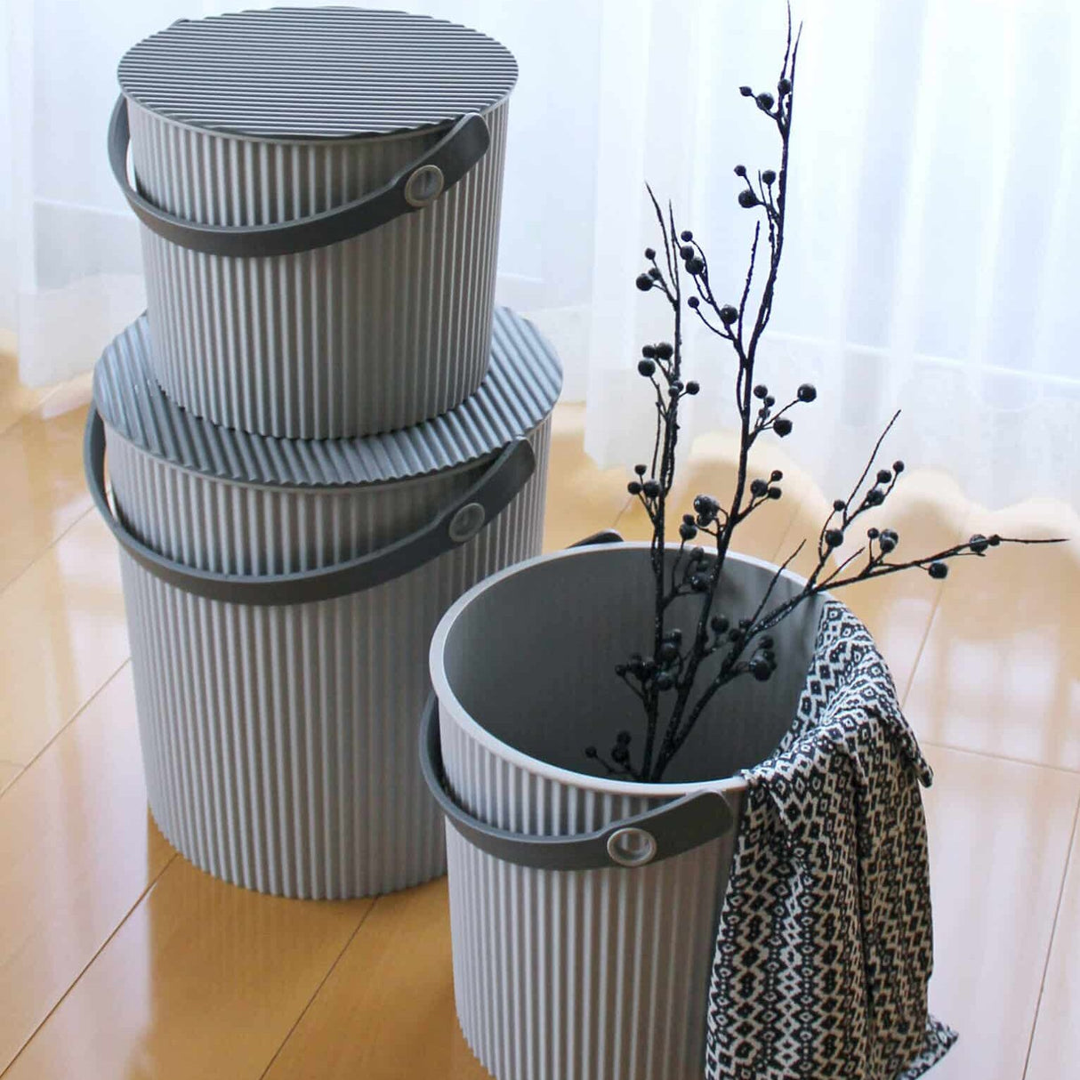 Japansk spand Grå miljø Løgbutikken