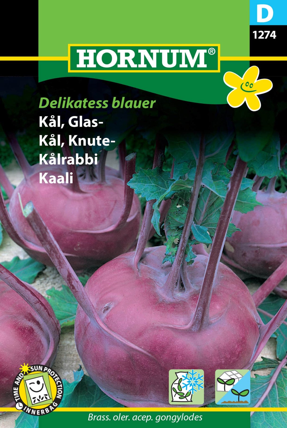 Kål Glaskål 'Delikatess Blauer' Frø