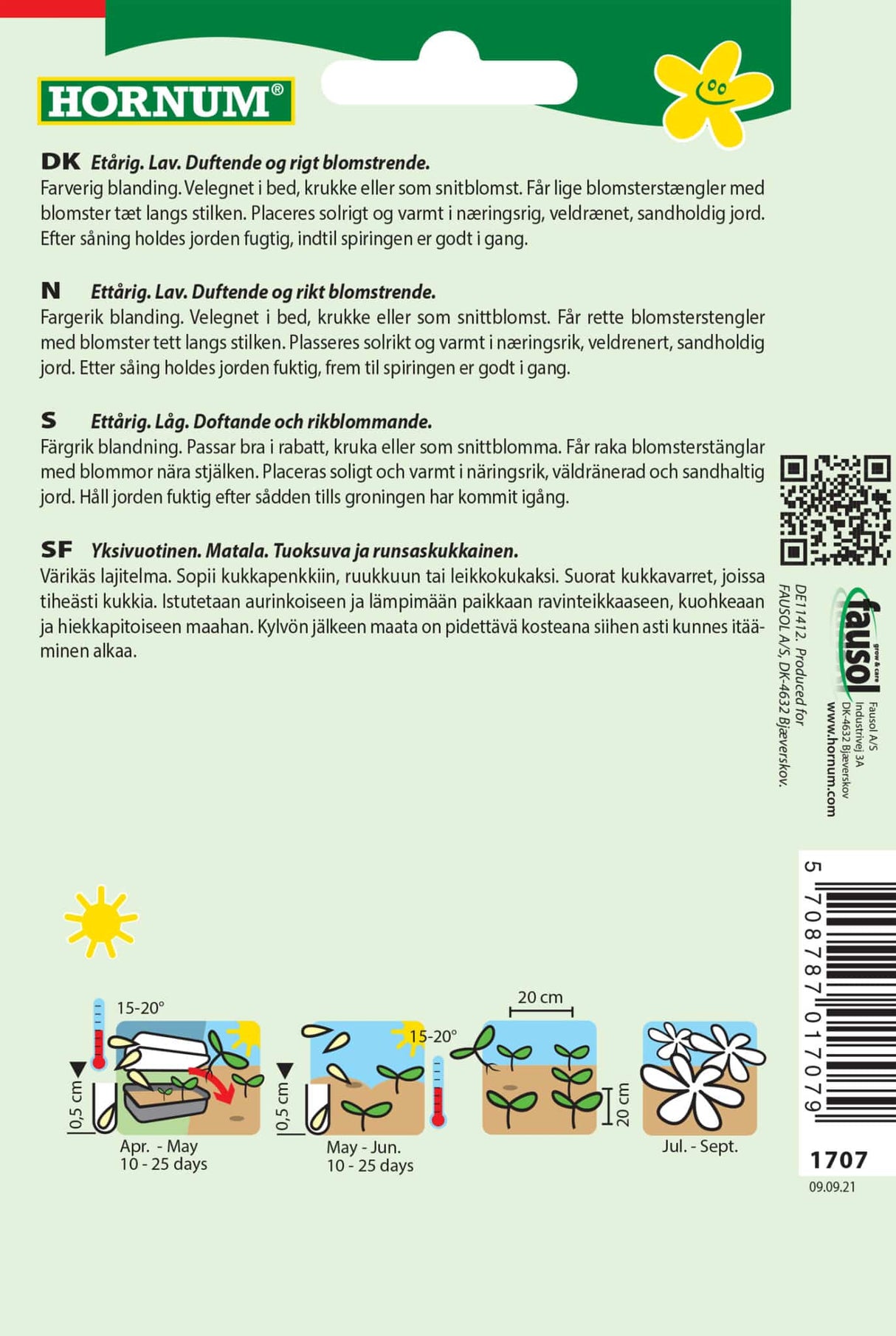 Levkøj 'Aroma' Frøblanding