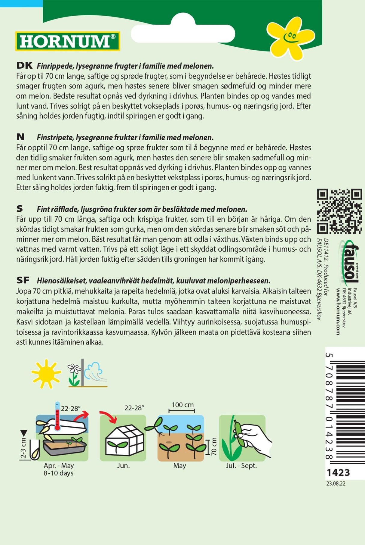 Melon Slange 'Melonagurk' Frø