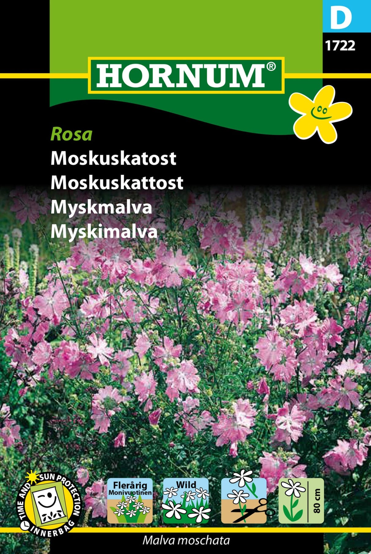 Moskuskatost 'Rosea' Frø