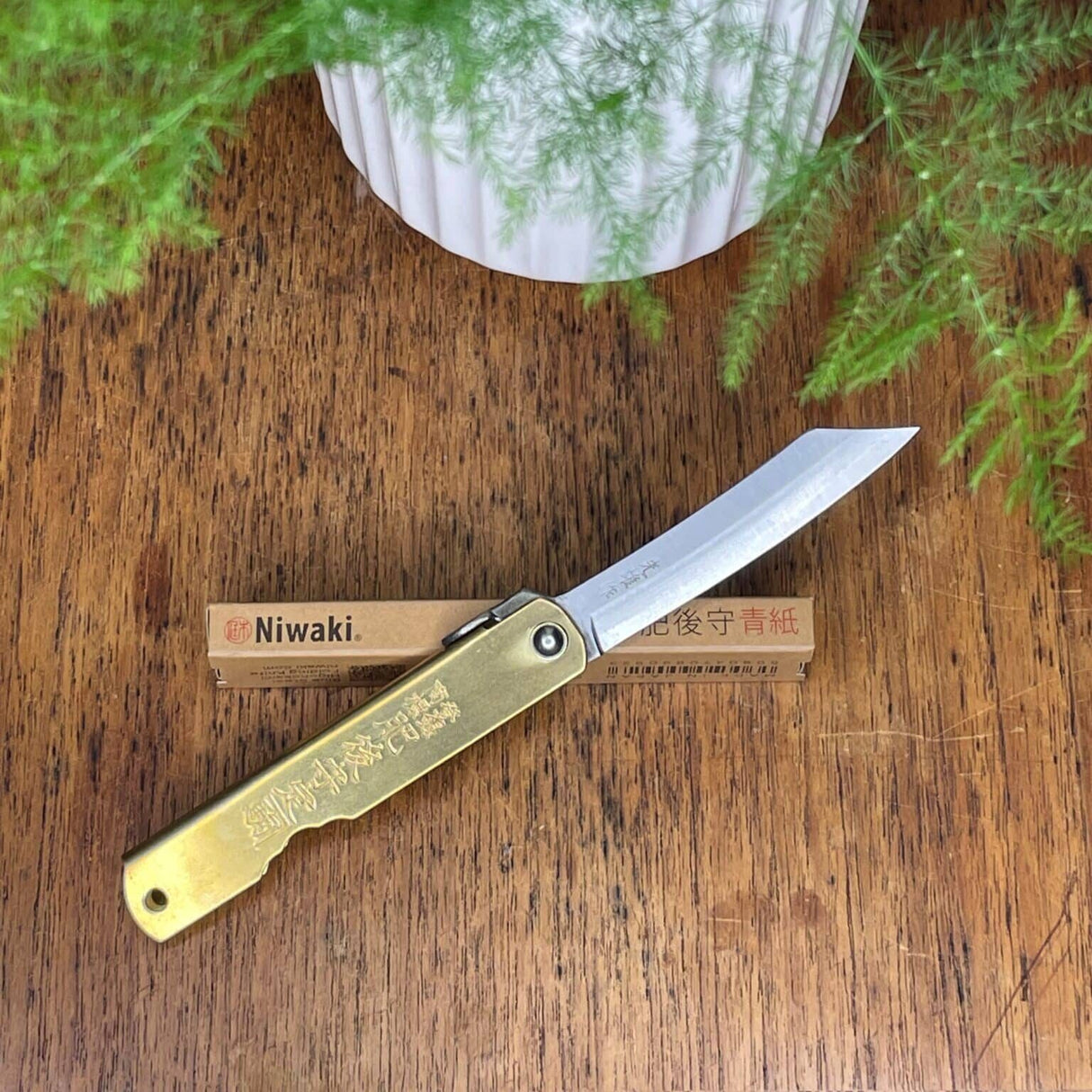 Niwaki 'Blue Steel Higonokami' Folde-Lommekniv