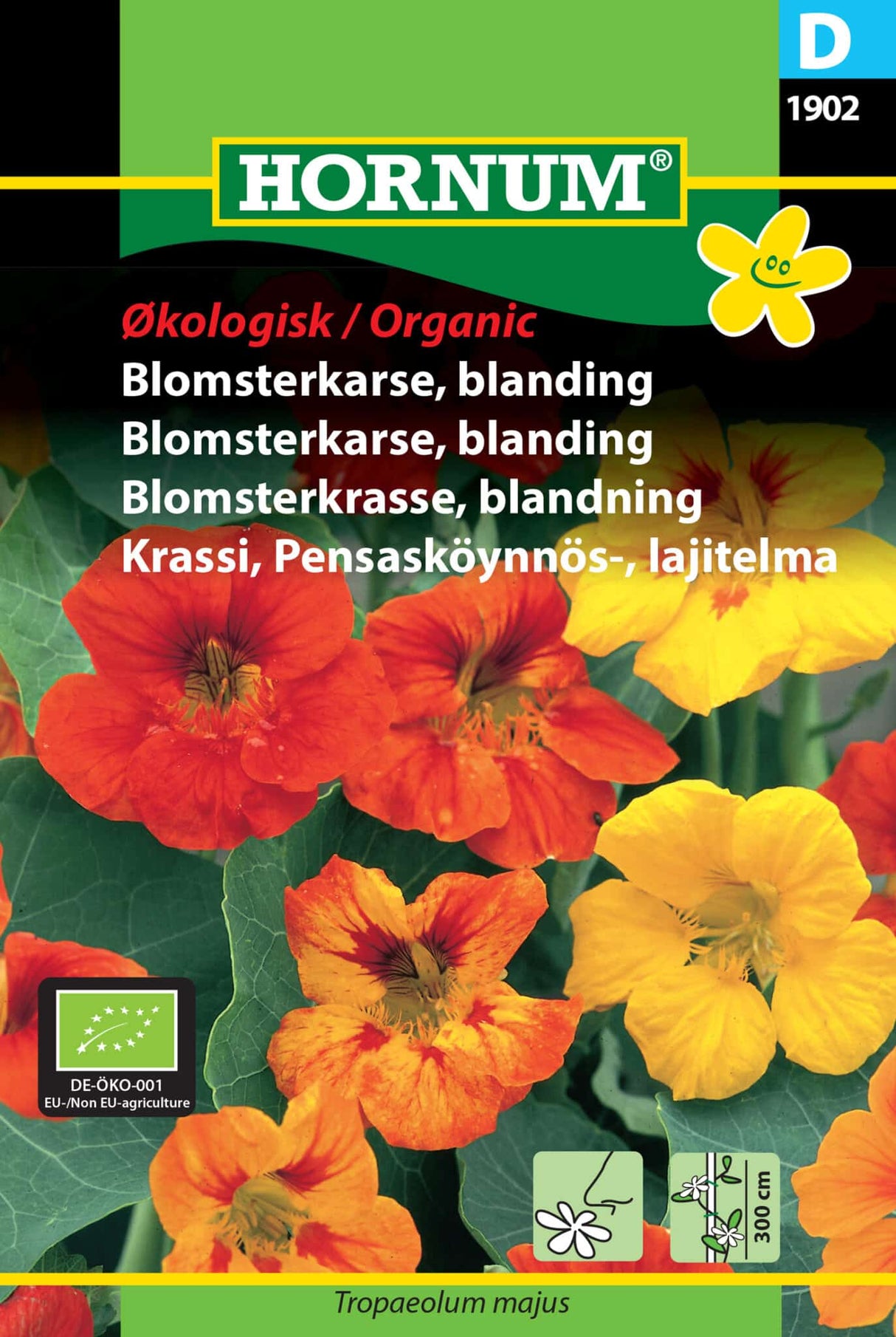 Økologiske Blomsterkarse Blanding Frø