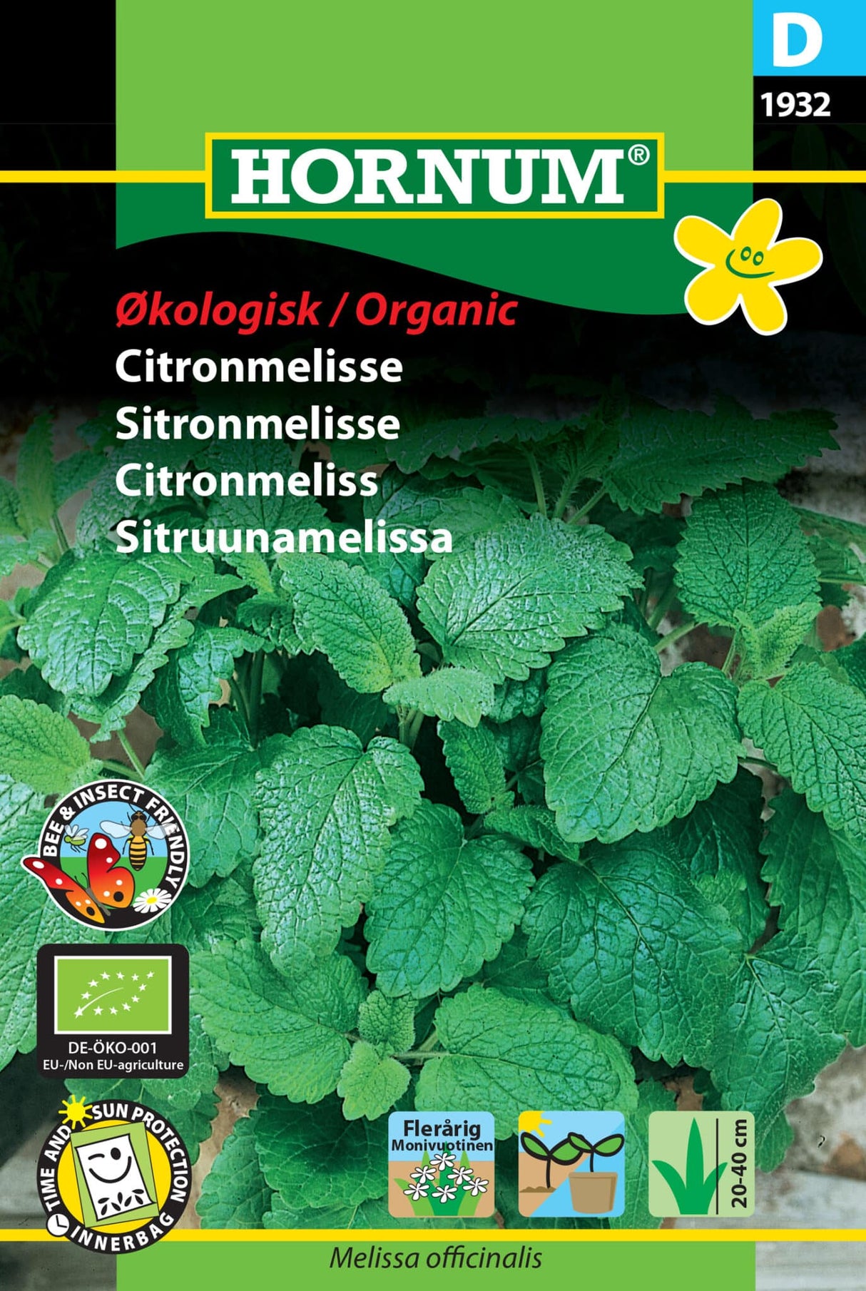 Økologiske Citronmelisse Frø