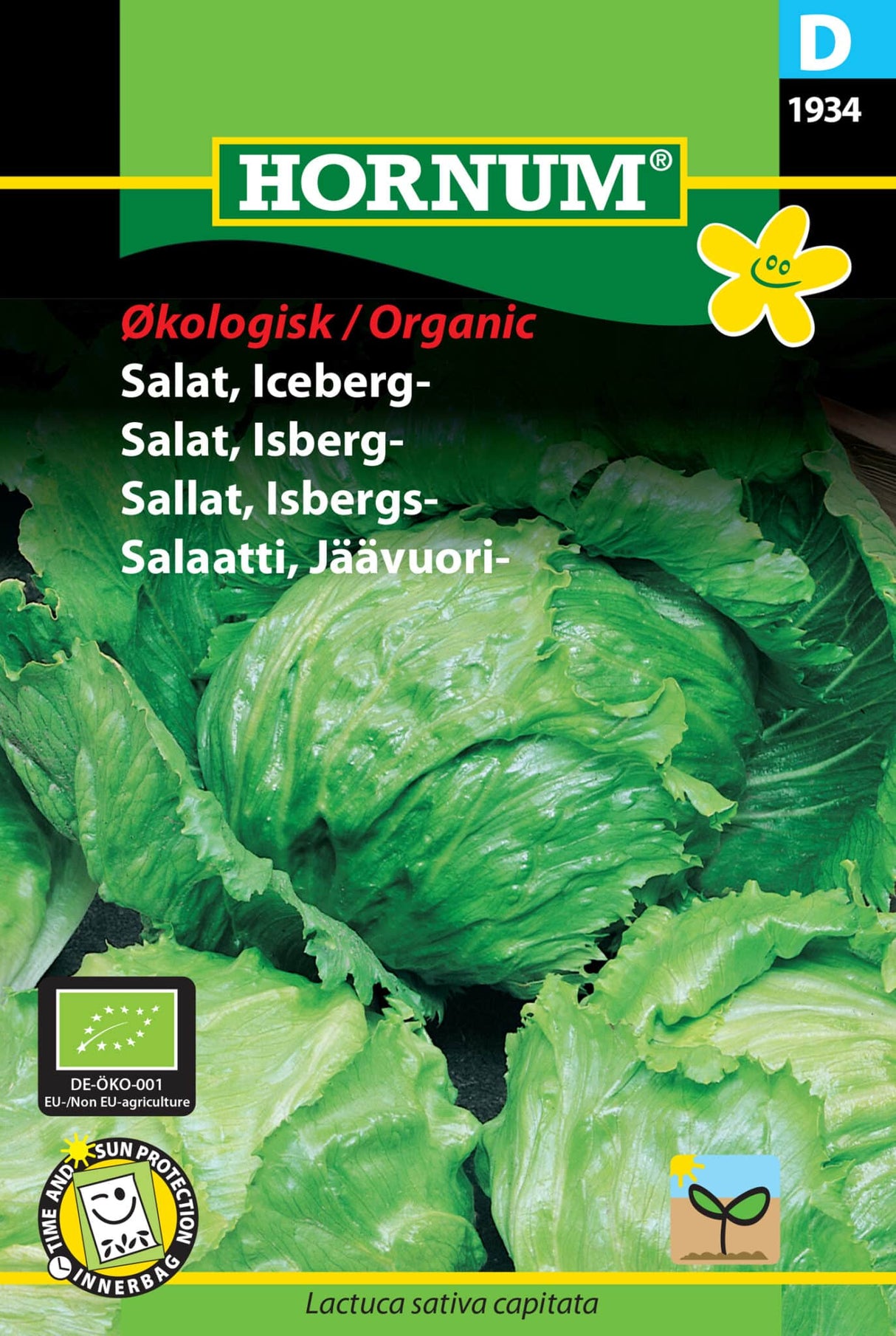 Økologiske Salat Iceberg Frø