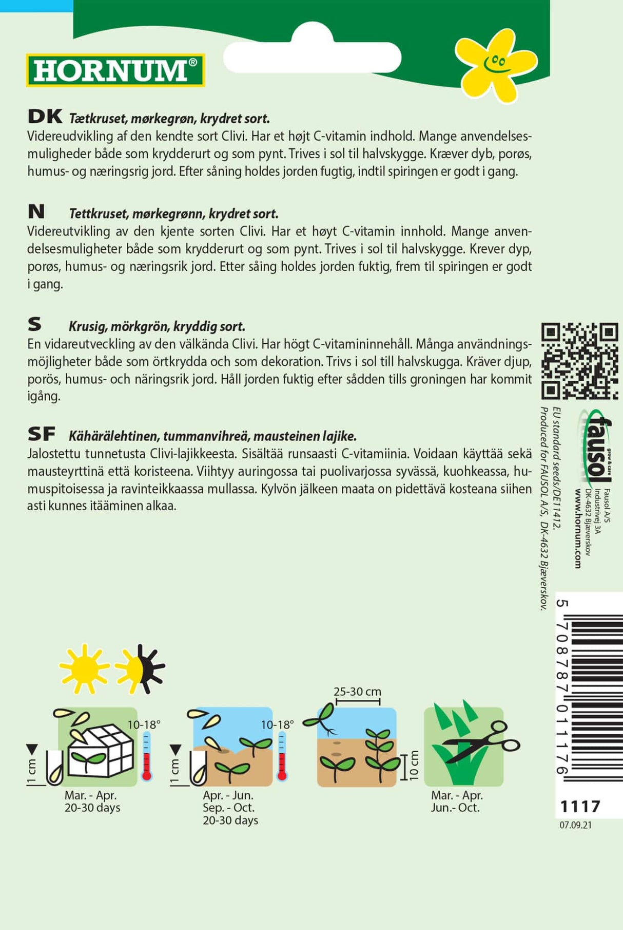 Persille Krus 'Lisette' Frø