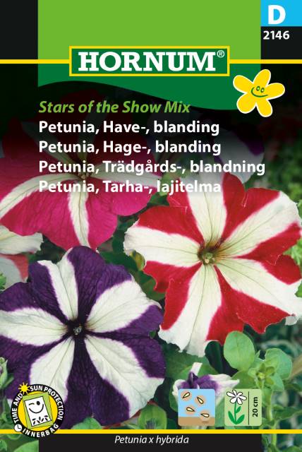 Petunia 'Stars of the Show Mix' Frøblanding