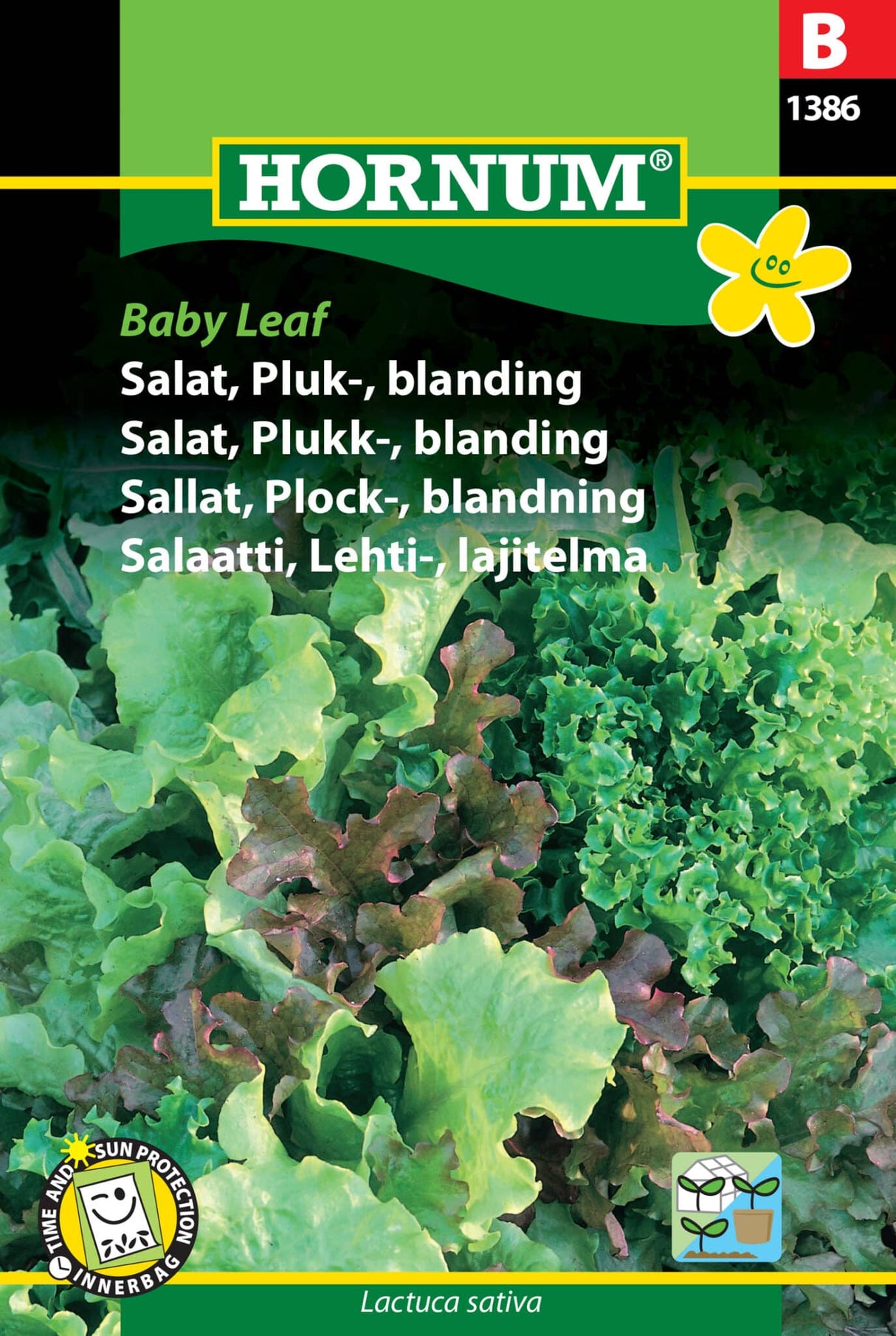 Salat Plukblanding 'Baby Leaf' Frø