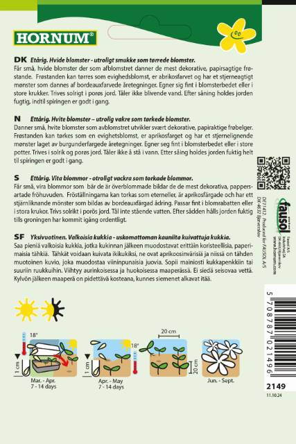 Scabiose 'Paper Moon' Frø