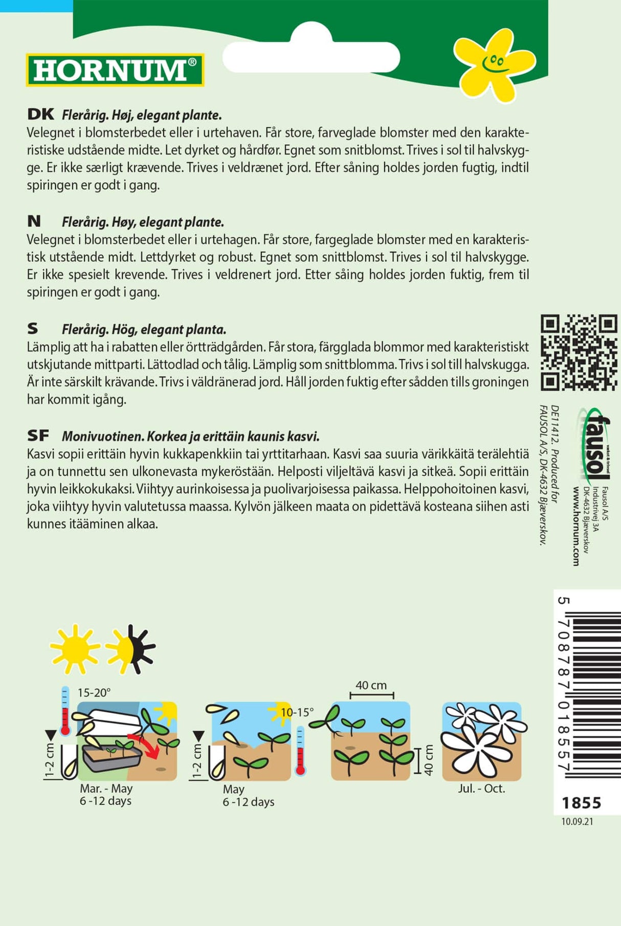 Solhat 'Great Sunny Mix' Frøblanding