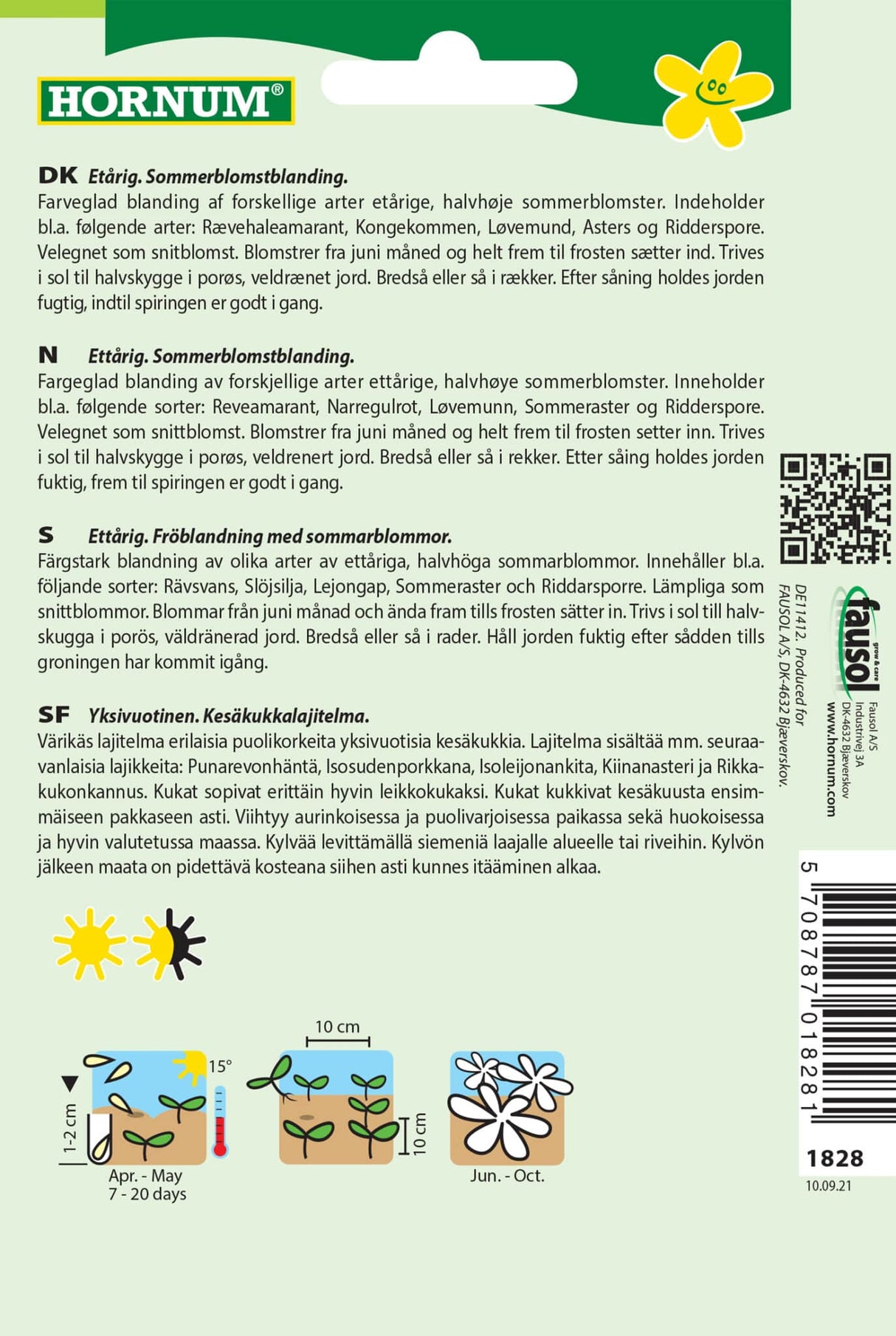 Sommerblomst' 1 Frøblanding