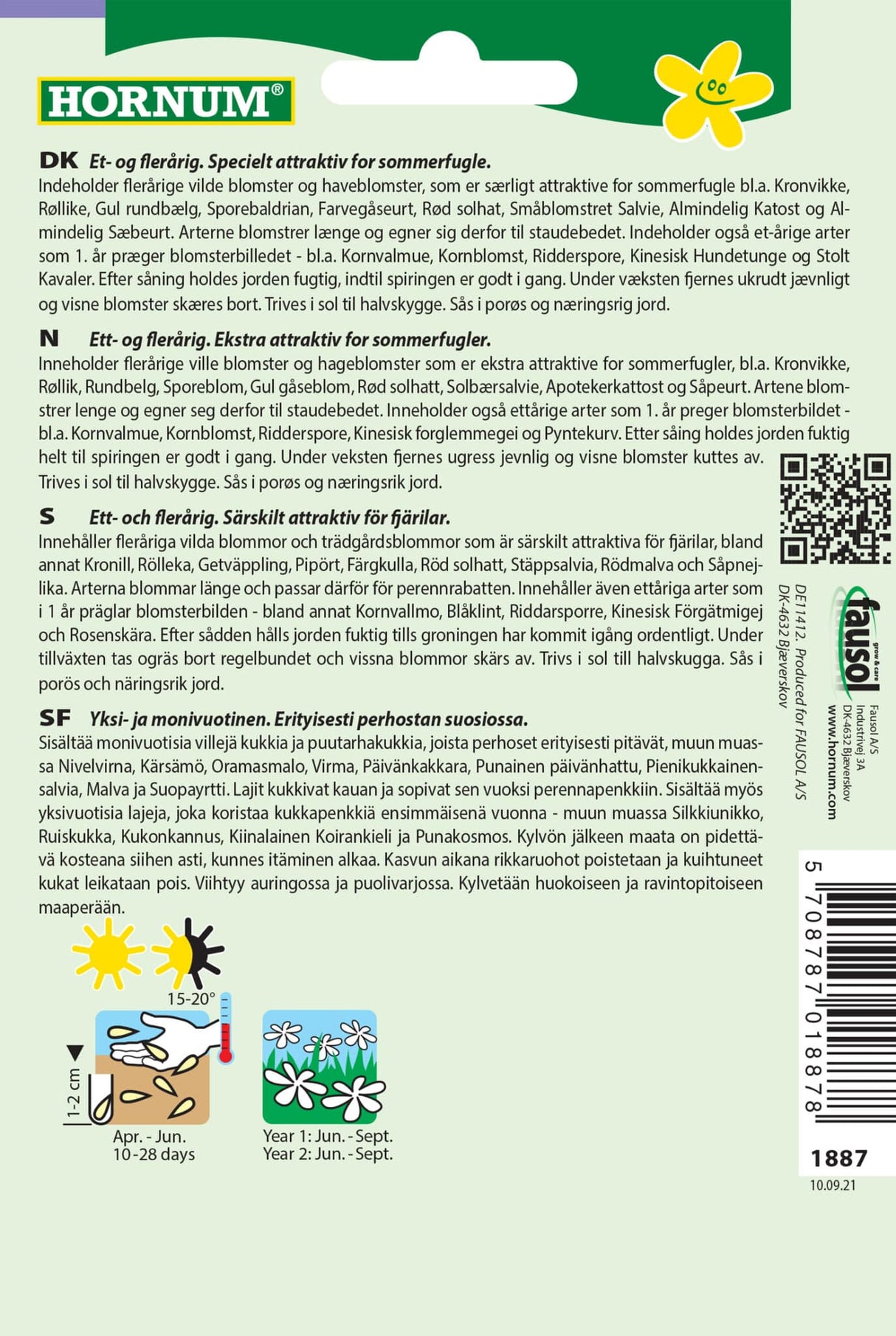 Sommerfugleeng' Frøblanding