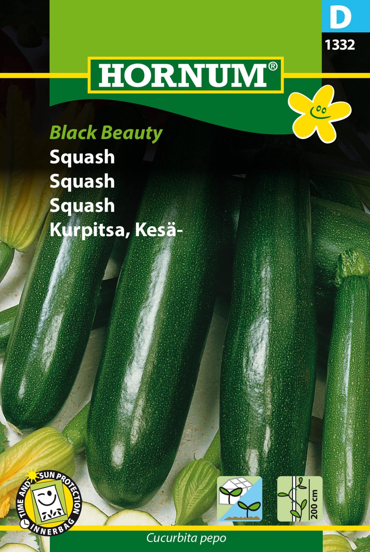 Squash 'Black Beauty' Frø