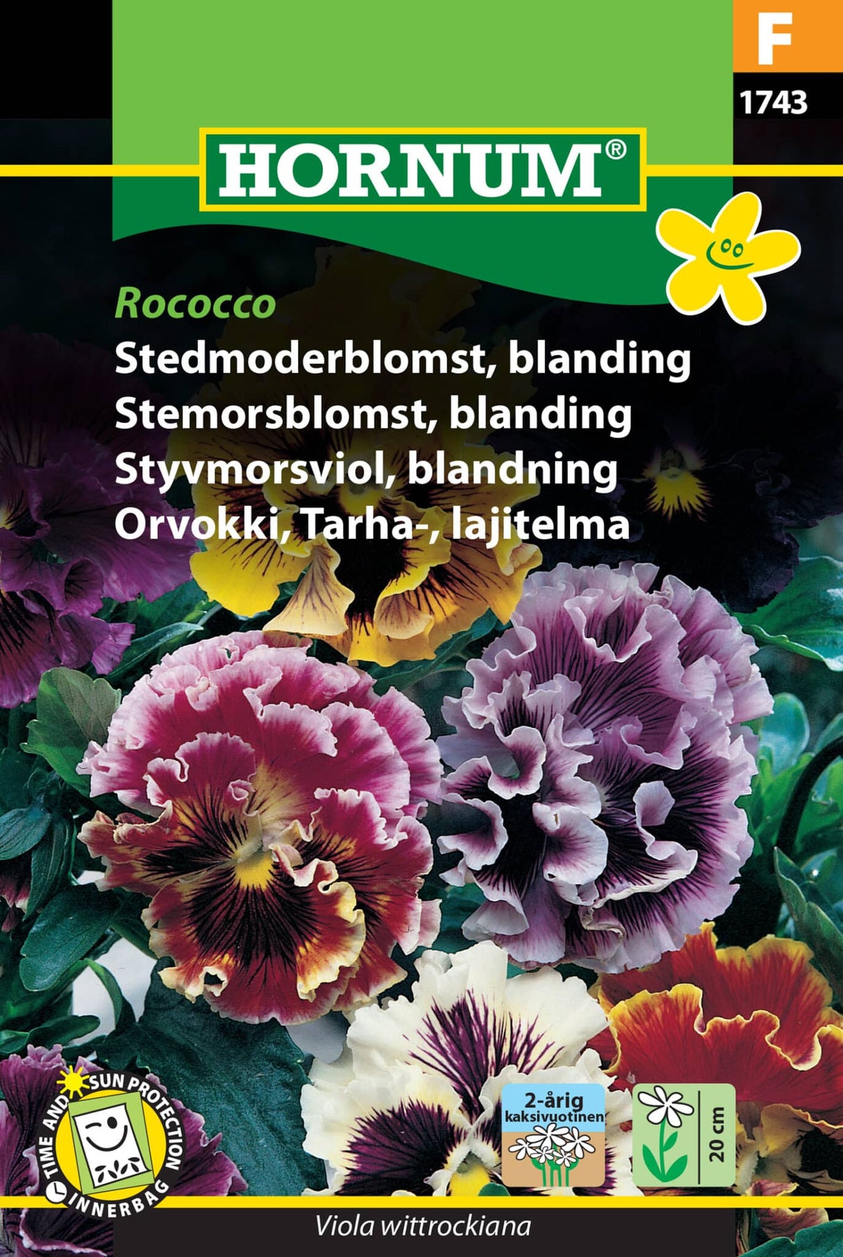 Stedmoderblomst 'Rococco' Frøblanding