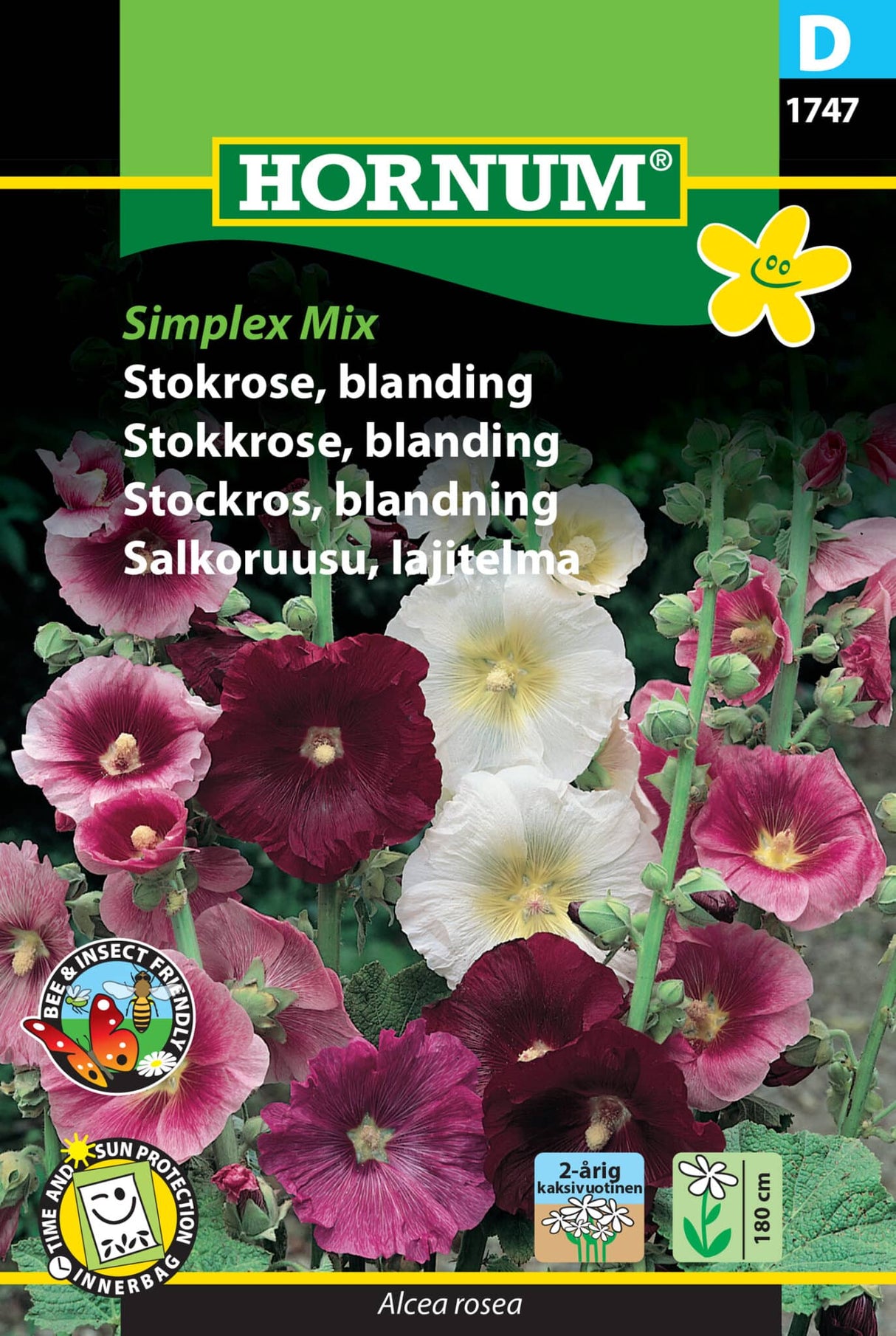 Stokrose 'Simplex Mix' Frøblanding