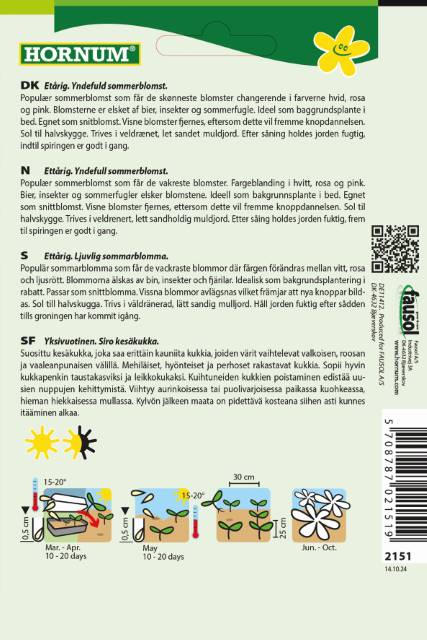 Stolt Kavaler 'Cosimo Collarette' Frø