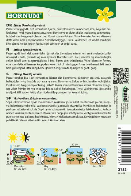 Stolt Kavaler 'Cupcakes Blush' Frøblanding