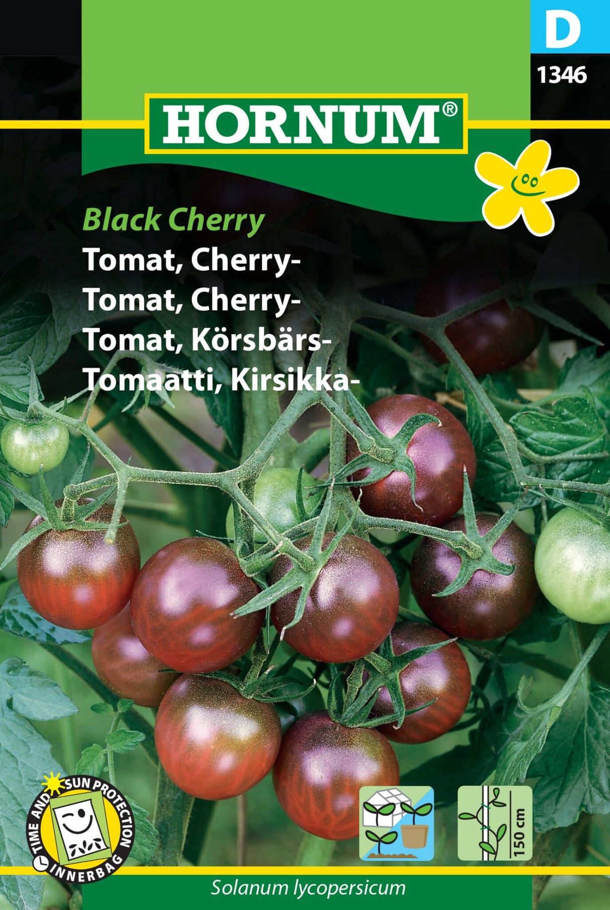 Tomat Cherry 'Black Cherry' Frø