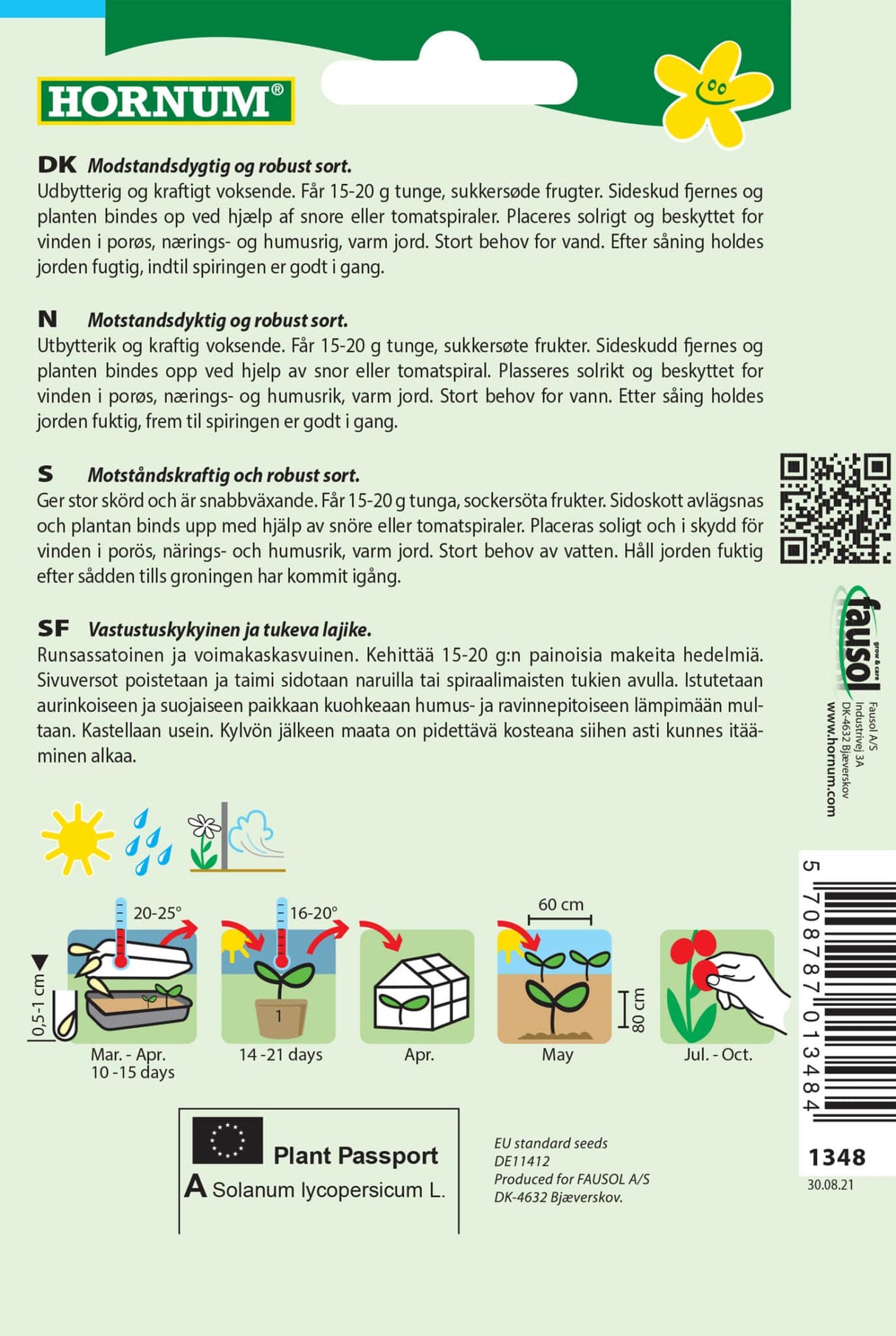 Tomat Cherry 'Sweet Million' F1 Frø