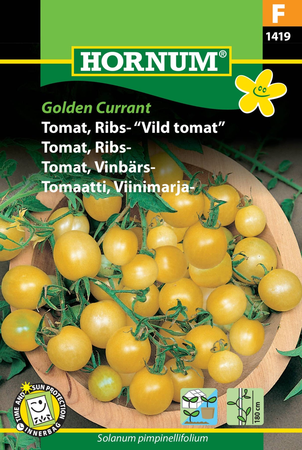 Tomat Ribs Vild Tomat 'Golden Currant' Frø