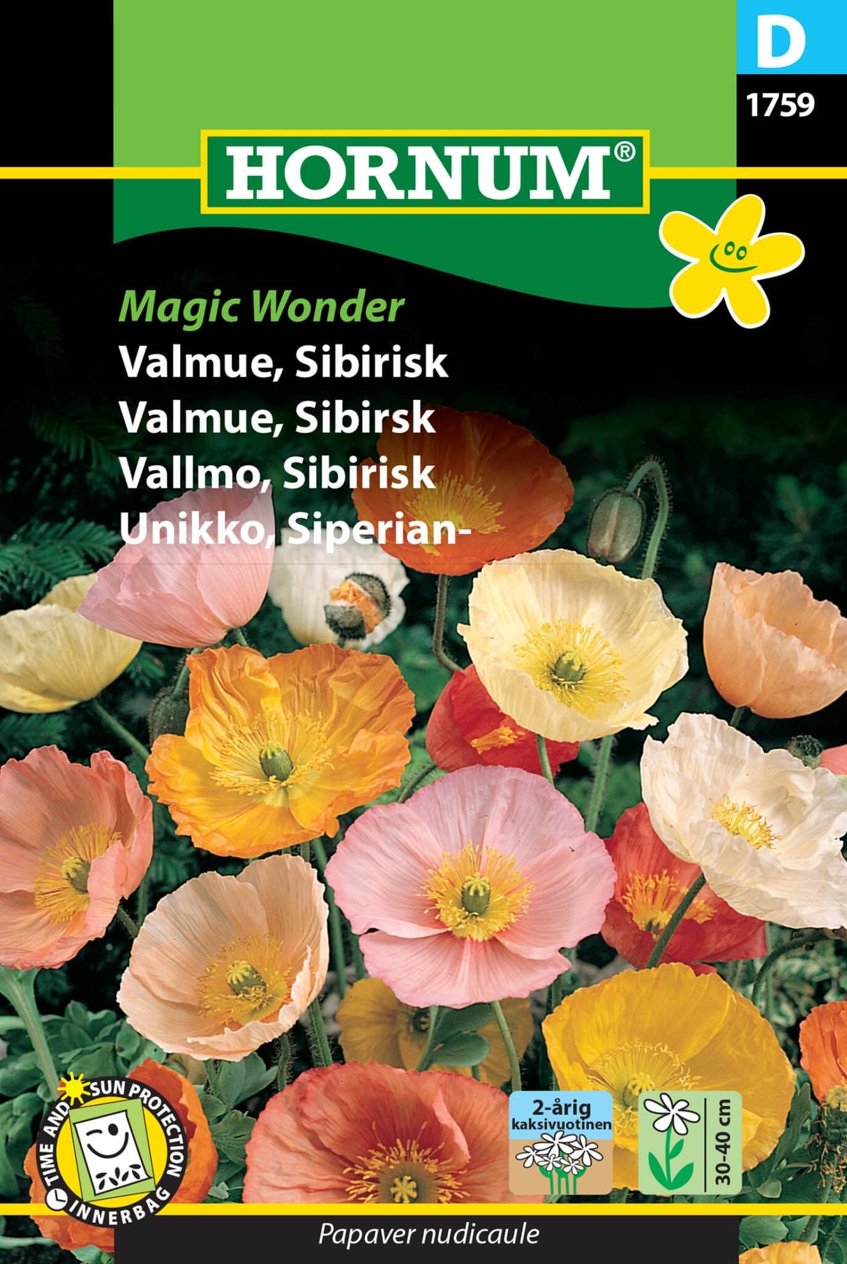 Valmue 'Magic Wonder' Frøblanding