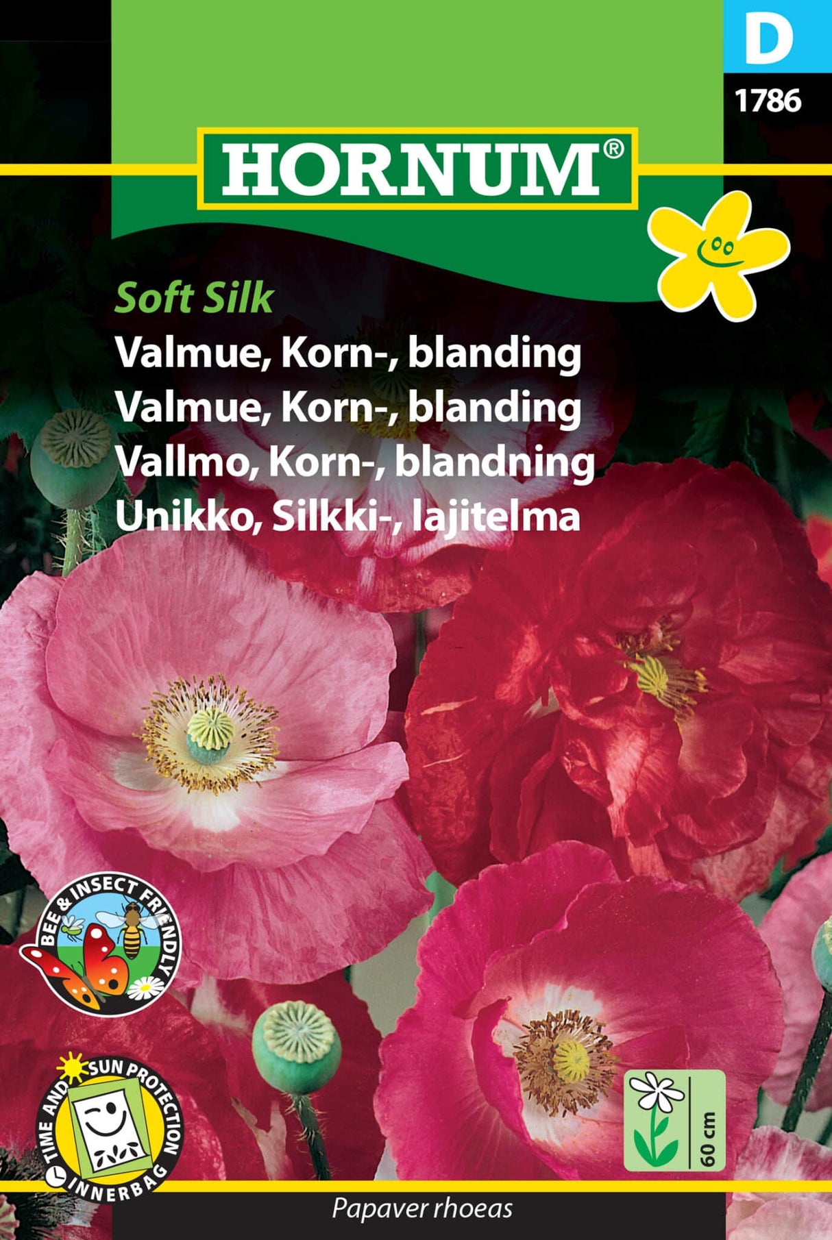 Valmue 'Soft Silk' Frøblanding