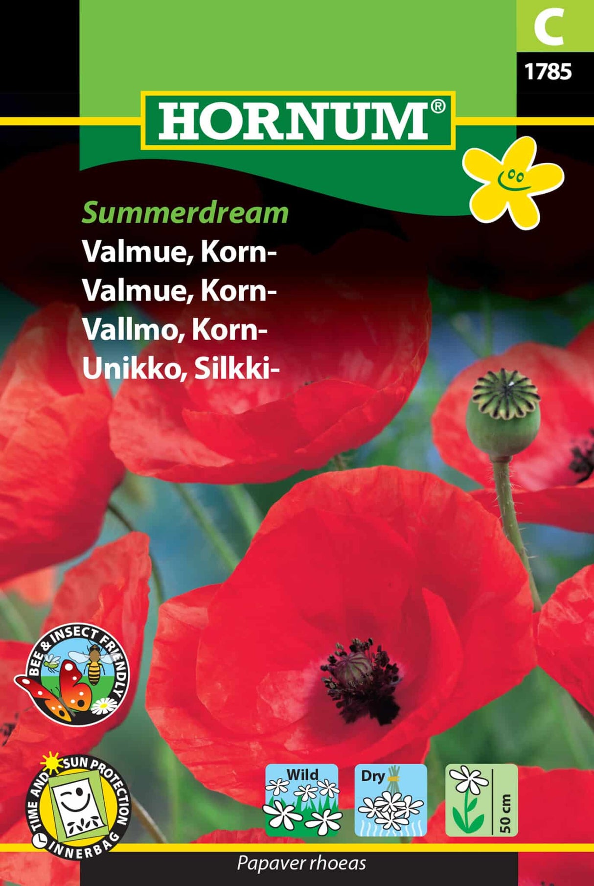 Valmue 'Summerdream' Frø