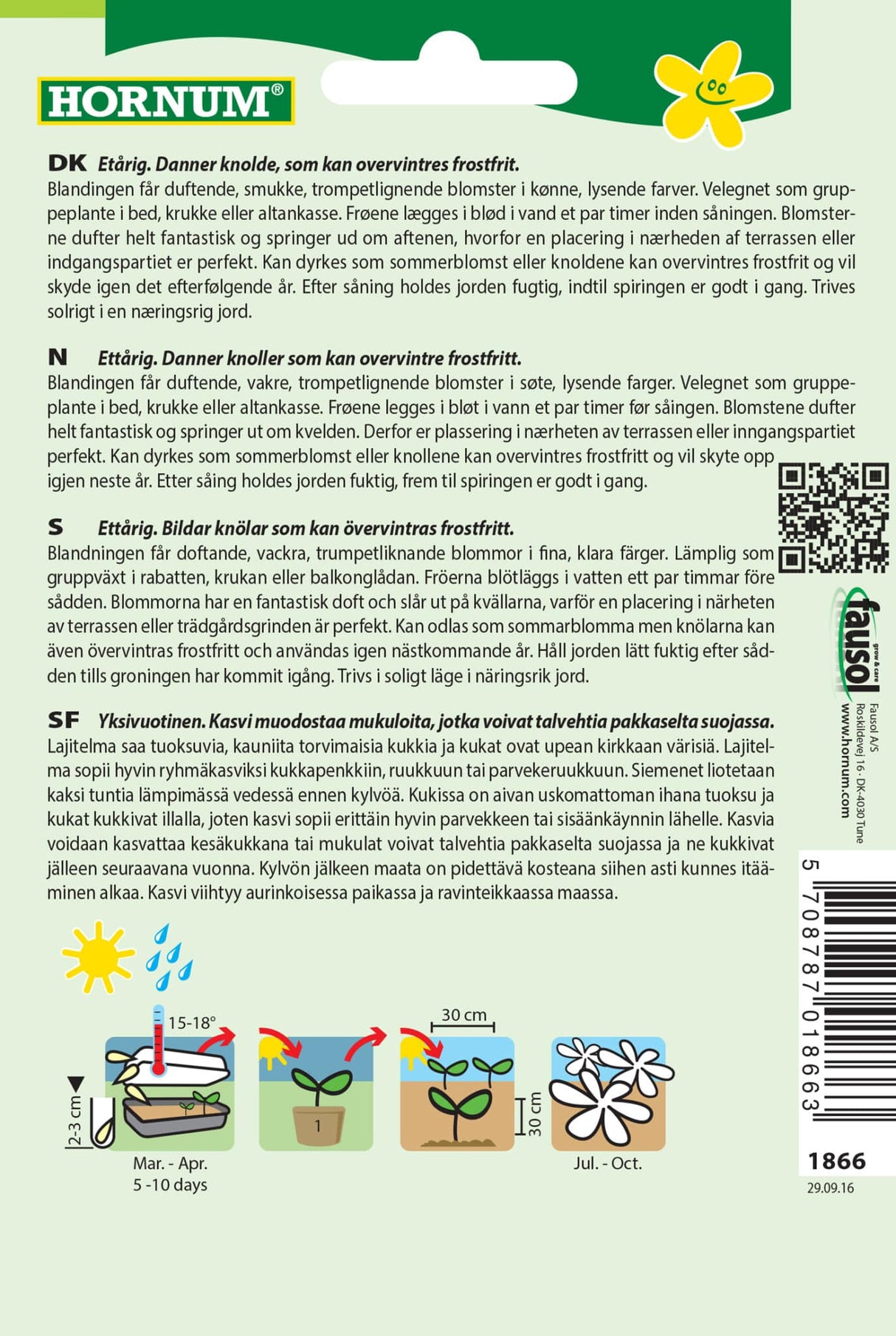 Vidunderblomst 'Mirabilis' Frøblanding