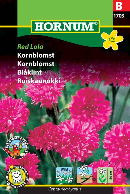 Kornblomst 'Red Lola' Frø