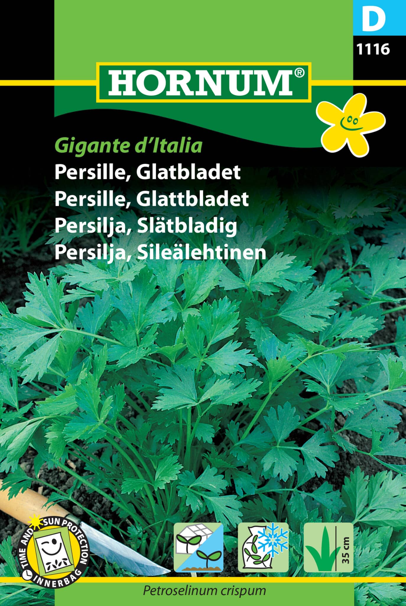 Persille Gladbladet 'Gigante d'Italia' Frø