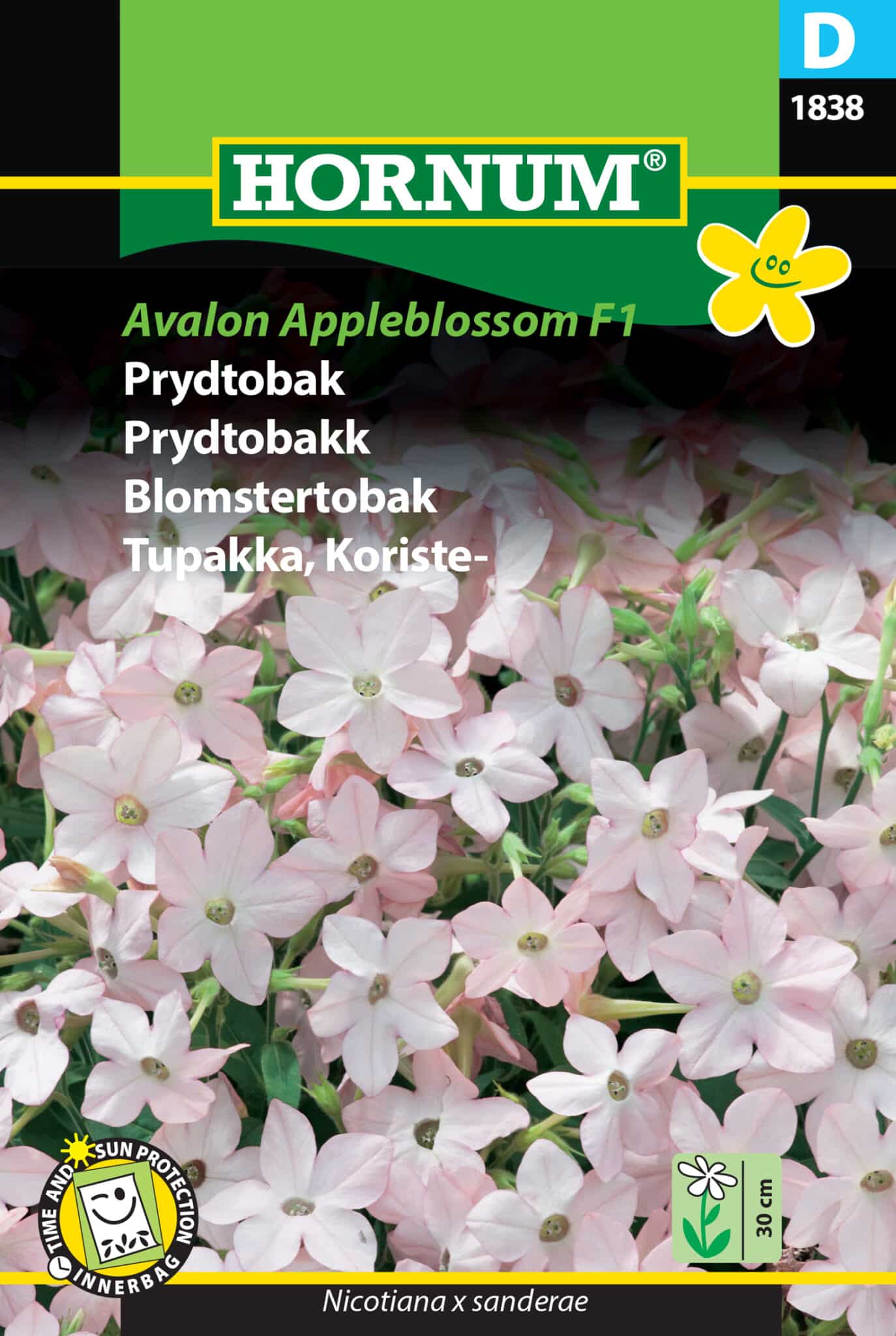 Prydtobak 'Avalon Appleblossom F1' Frø