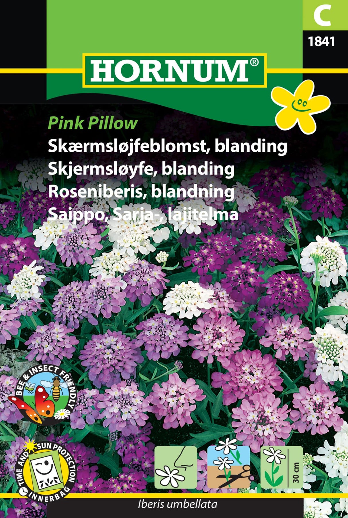 Skærmsløjfeblomst 'Pink Willow' Frøblanding