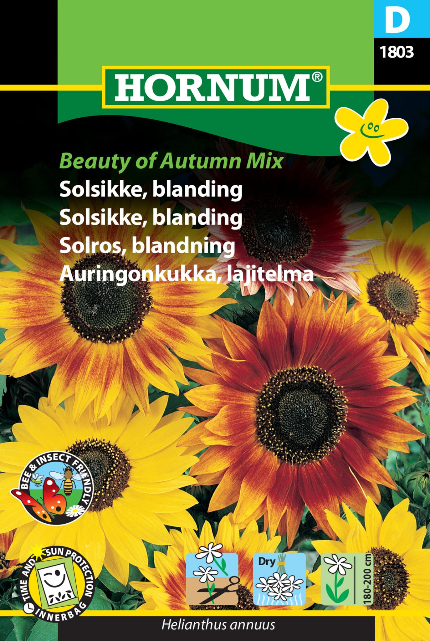 Solsikke 'Beauty of Autumn Mix' Frøblanding