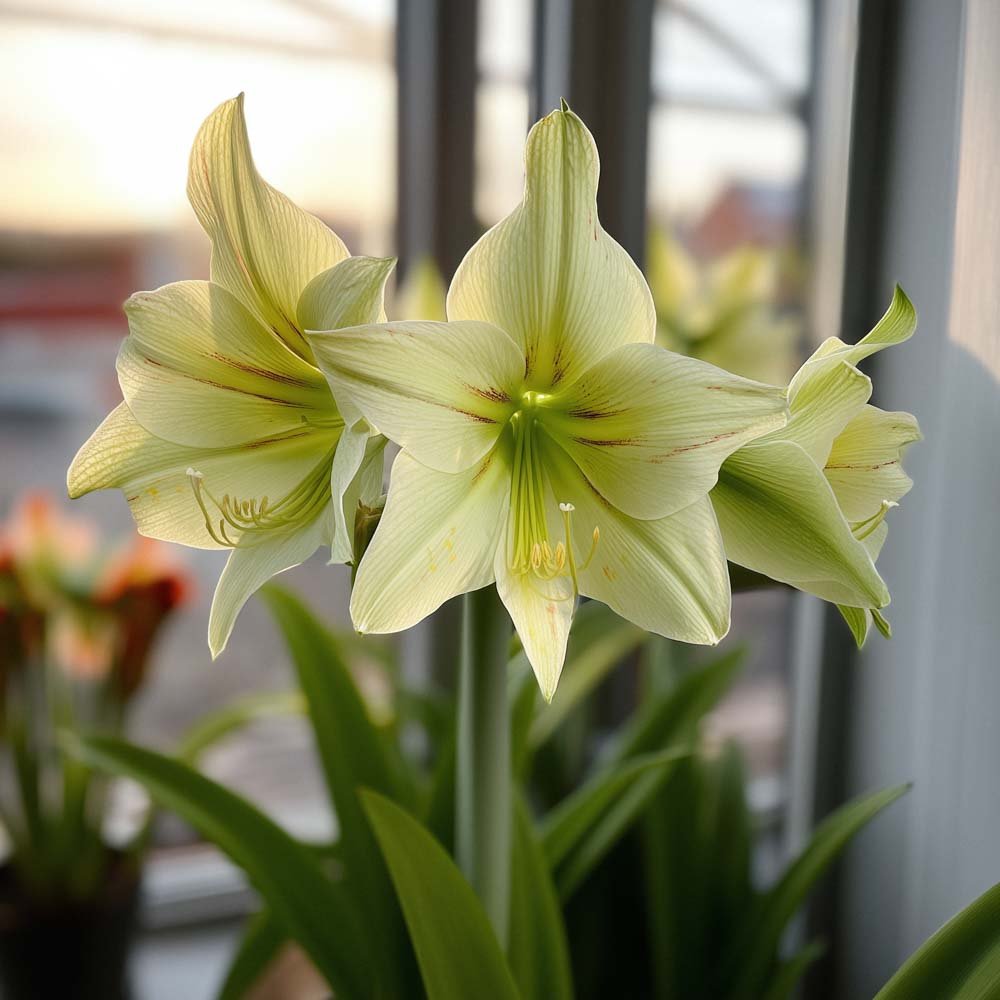 Amaryllis, Hippeastrum 'Green Valley'