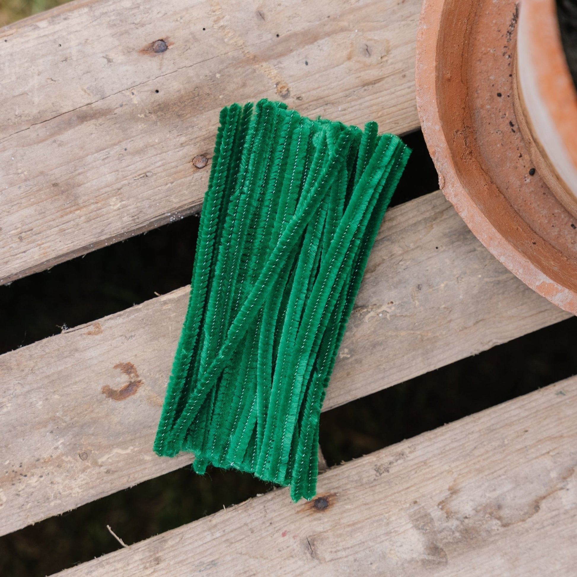 Bløde twist bånd 15 cm, 50 stk.