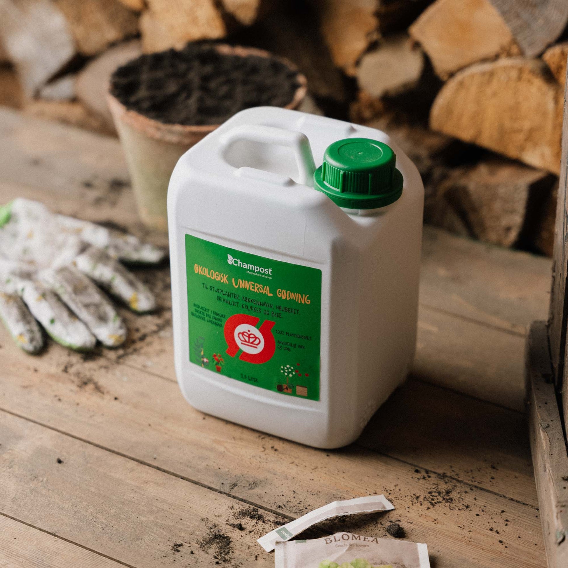 Champost økologisk universal gødning, 2,5L