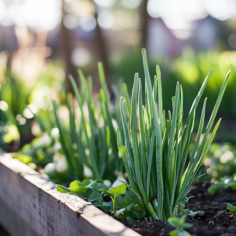 Forårsløg frø 'Winterheckenzwiebel' - 80 Økologiske frø