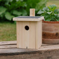 Fuglehus, natur, L: 19 cm B: 19 cm H: 22 cm