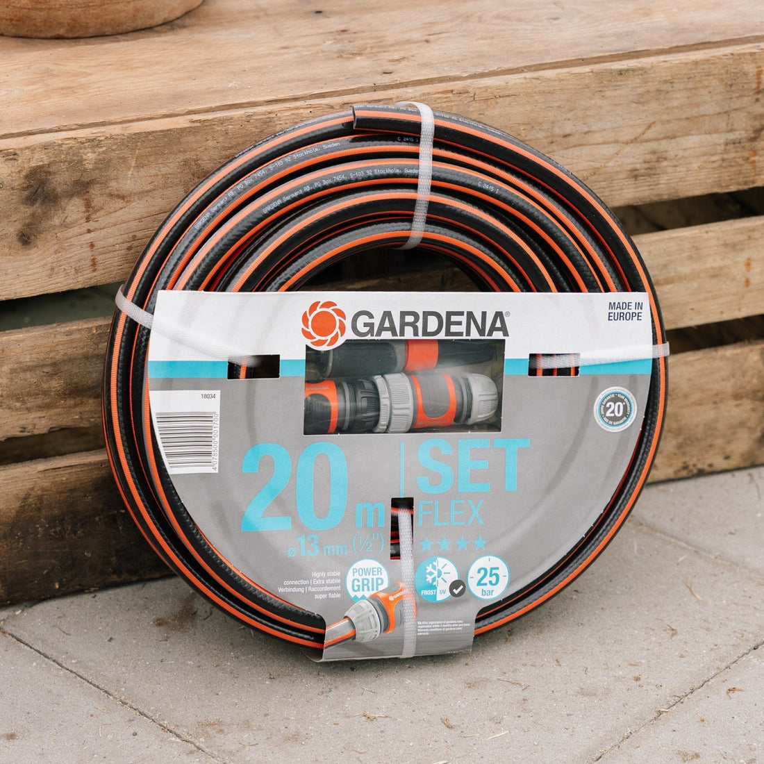 GARDENA Comfort FLEX slange 13 mm (1/2") 20 m med systemdele